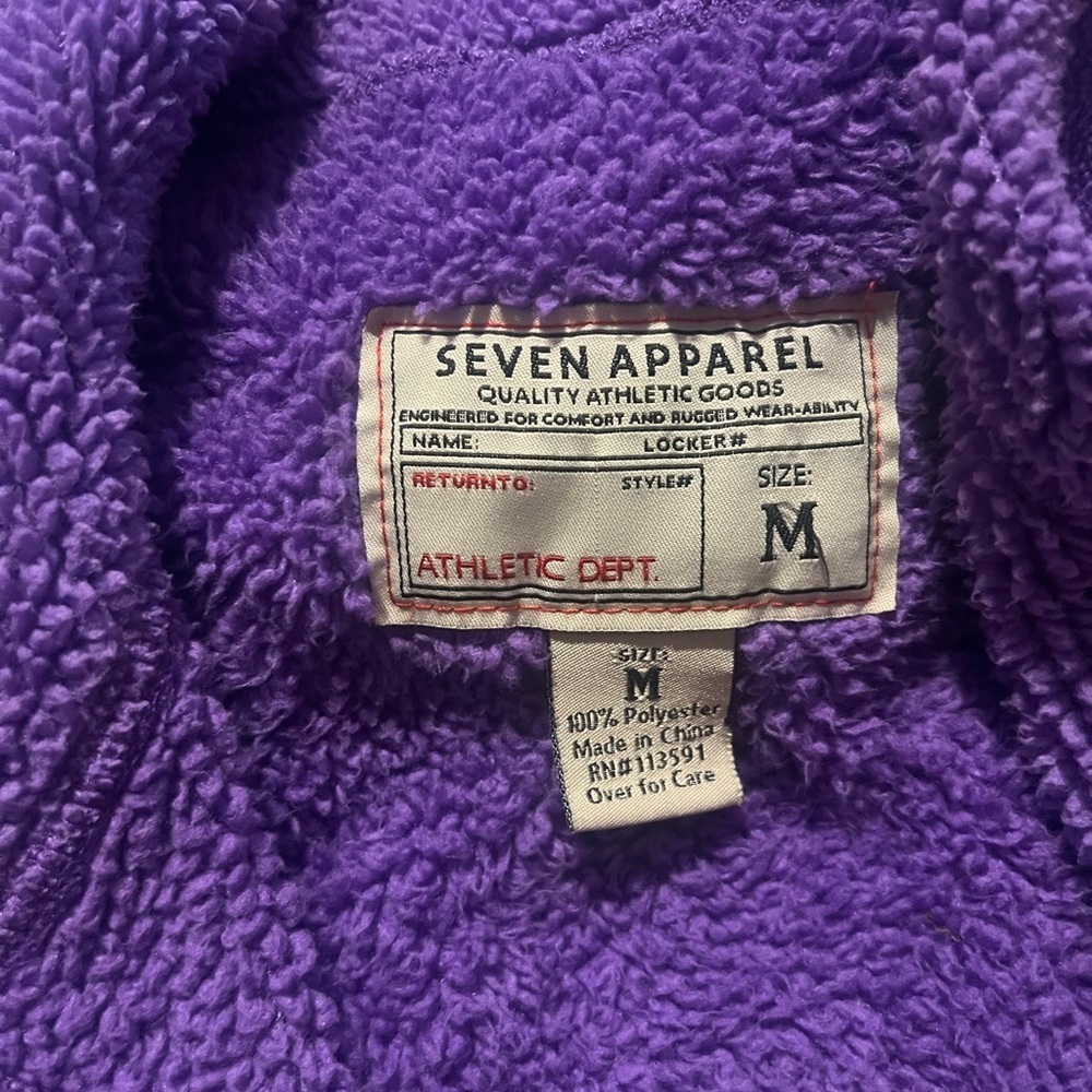 Purple Fleece Women's Jacket - Picture 3 of 3
